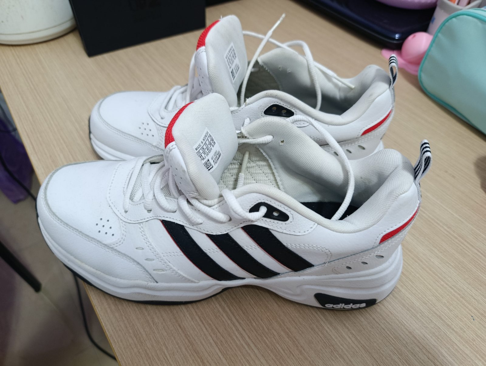 zapatillas Adidas talla 45 blancas - imagen 3