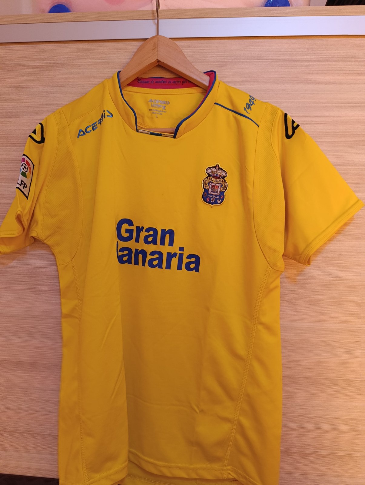 Camiseta oficial UD Las Palmas amarilla talla L